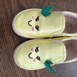 Wonder Nation Yellow and Green Lemon Sneakers